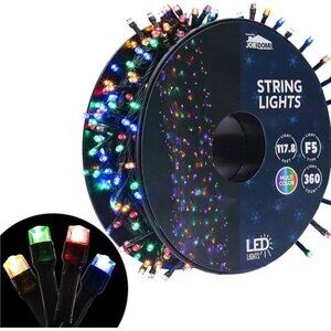 LED 117.8ft Christmas String Lights for Indoor & Outdoor Decoration